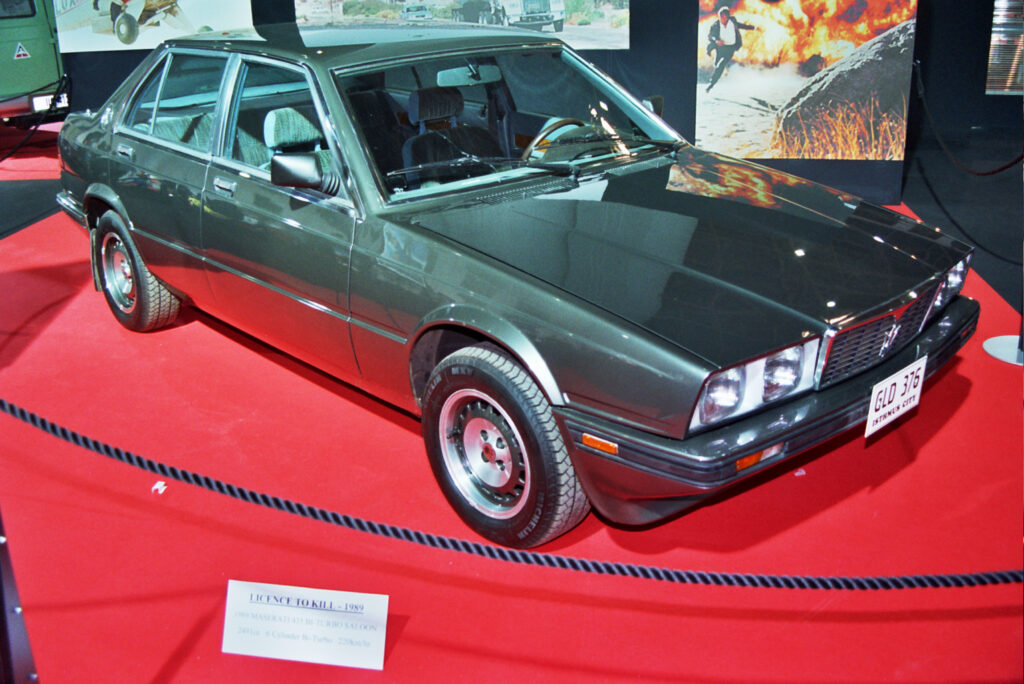 Maserati Biturbo de la película Licence to Kill del año 1989.