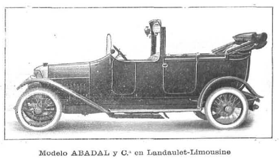 Abadal carrozado landaulet de 1914