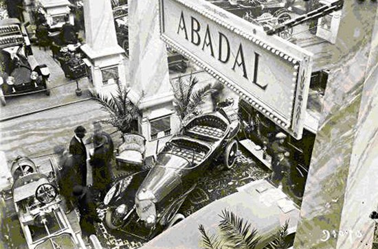 Stand Abadal en el Salón de Paris de 1913