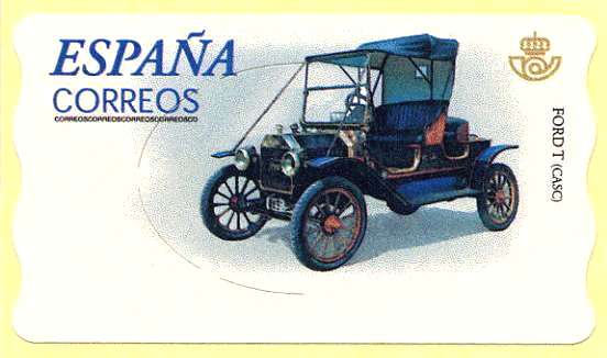 ATM serie coches antiguos o de época. Ford T, 1908