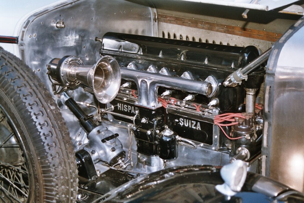 Motor del Hispano-Suiza H6 B Coupé Landaulet Kellner de Ville de 1928