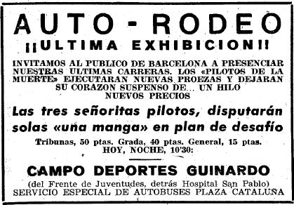 Anuncio última Jornada Auto-Rodeo