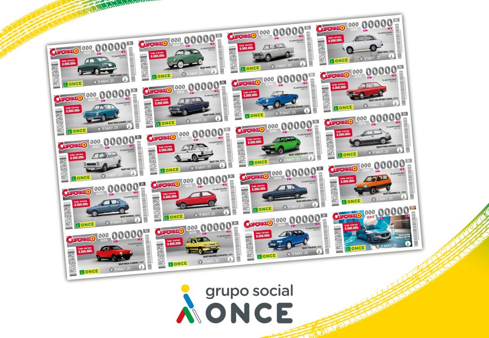 Cuponazo conmemorativo del 75 aniversario de Seat