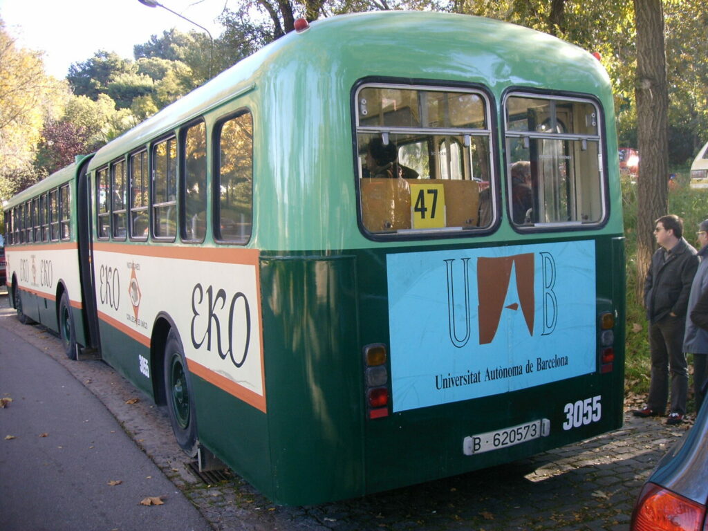Pegaso 6035-A de ARCA, año 1968. Trasera