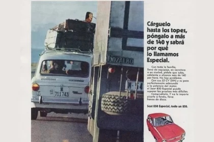 Publicidad Seat 850 Especial. A más de 140...