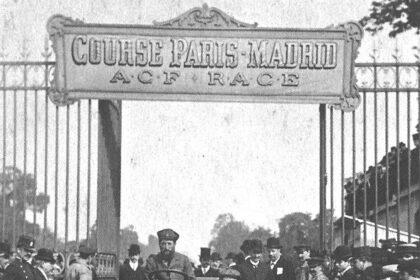 Salida de París del Serpollet de Le Blon